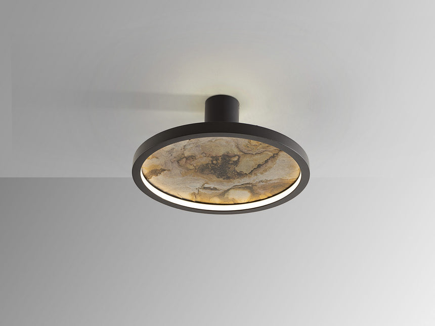 Plafón/Aplique de pared Schuller Stone LED negro y gris CCT Ø32cm vista 2