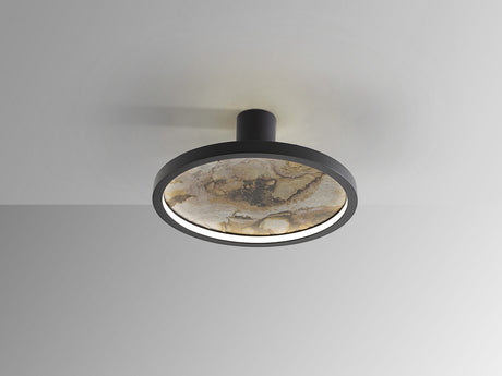 Plafón/Aplique de pared Schuller Stone LED negro y gris CCT Ø32cm vista 3