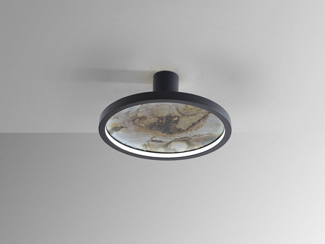 Plafón/Aplique de pared Schuller Stone LED negro y gris CCT Ø32cm vista 4