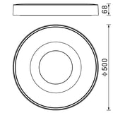 Mantra Coin Plafón LED 80W 2700K-5000K Control Remoto dorado 8037