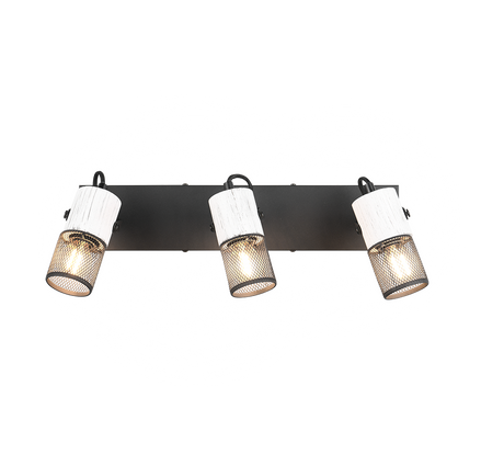 Foco Trio Tosh LED black and white 2700K 44cm 804300334