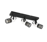 Foco Trio Tosh LED black and white 2700K 44cm 804300334