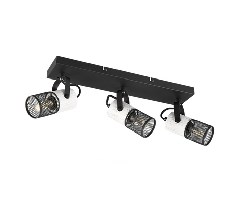 Foco Trio Tosh LED black and white 2700K 44cm 804300334