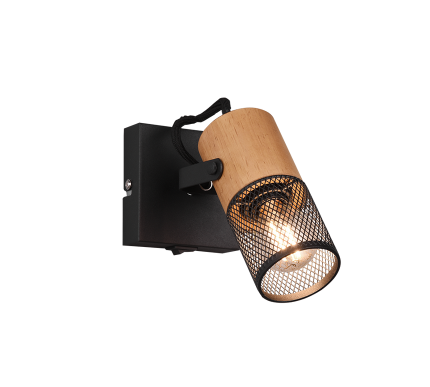 Trio Tosh Black mat metal spotlight 804370132