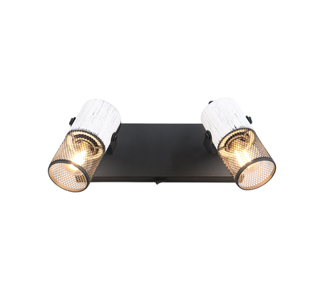 Foco Trio Tosh LED black and white 2700K 26cm 804370234