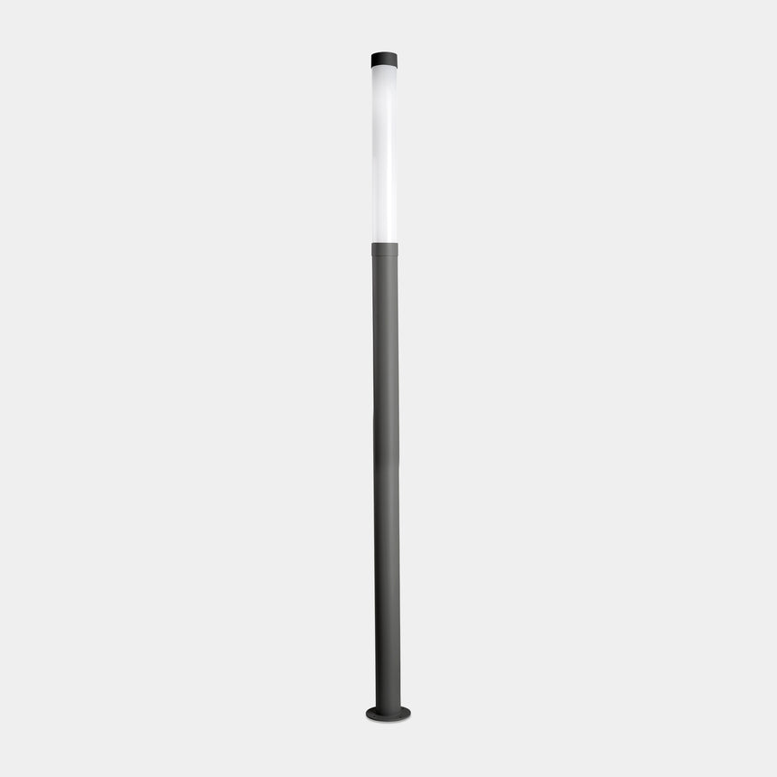 LedsC4 Farola Lyon 2,31m altura gris oscuro 81-9915-Z5-Z5