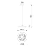 Mantra Slim Lámpara de techo colgante LED 16W 4000K blanco 8105