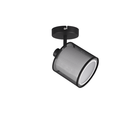 Foco Trio Burton LED negro mate 2700K 12,5cm 811400132