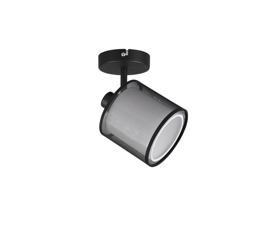 Foco Trio Burton LED negro mate 2700K 12,5cm 811400132