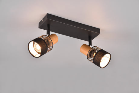 Foco Trio Nandini LED negro mate 2700K 38,5cm 811700232