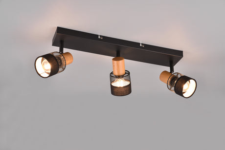 Foco Trio Nandini LED negro mate 2700K 58,5cm 811700332