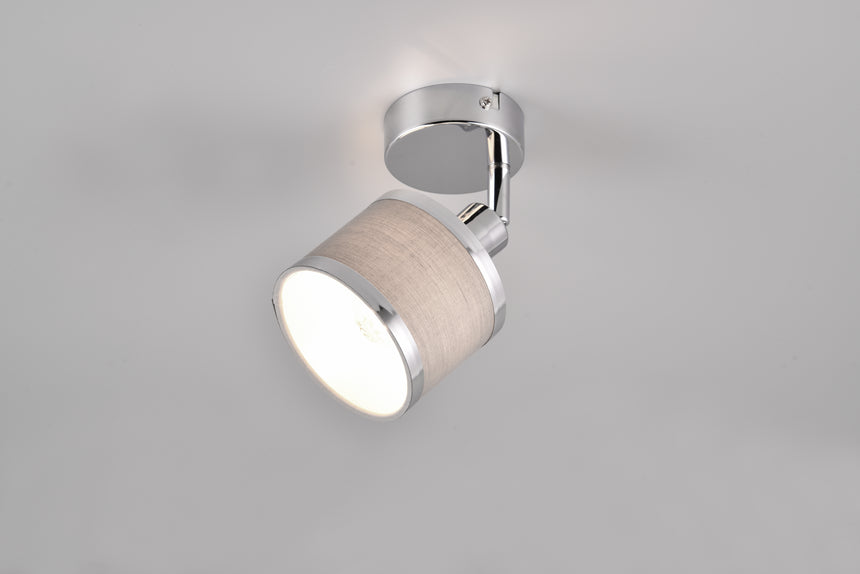 Foco Trio Arosa LED cromo 2700K 10cm 812100106