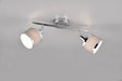 Foco Trio Arosa LED cromo 2700K 52,5cm 812100206