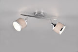 Foco Trio Arosa LED cromo 2700K 52,5cm 812100206