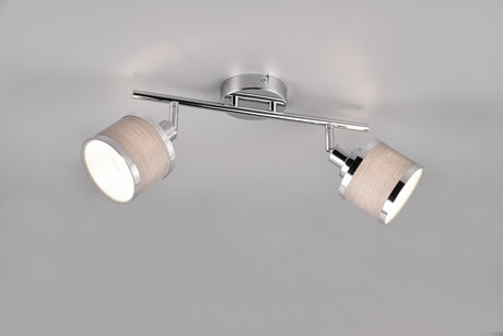 Foco Trio Arosa LED cromo 2700K 52,5cm 812100206