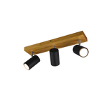 Foco Trio Marley 3 luces negro mate 44cm 8