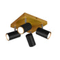 Foco Trio Marley 4 luces negro mate — ref. 812400432 (1)