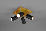 Trio Marley Black mat metal spotlight 812400432