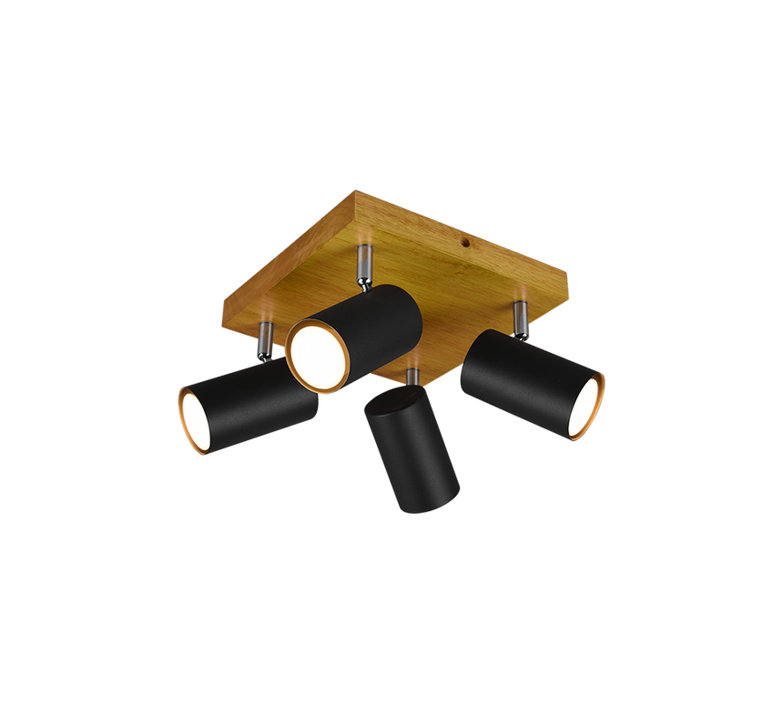 Trio Marley Black mat metal spotlight 812400432