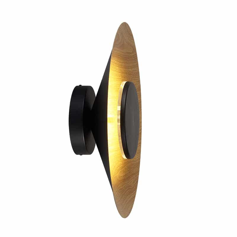Mantra Orion Aplique LED 24W 3000K negro, madera, beige, marrón 8129