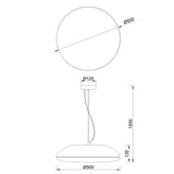 Mantra Kazz Lámpara de techo colgante 6 Luces negro 8141
