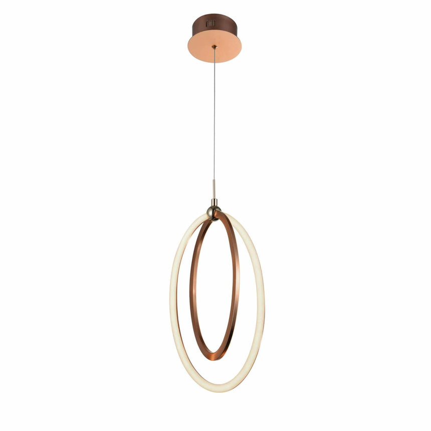 Schuller Ocellis 814263 Lámpara de techo colgante LED oro rosa
