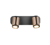 Foco Trio Gillan 2 luces marrón café 814500265 - vista 2