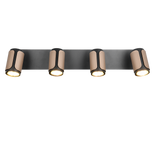 Foco Trio Gillan 4 luces marrón café 60cm 814500465 - vista 2