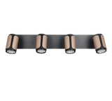 Foco Trio Gillan 4 luces marrón café 60cm 814500465 - vista 4