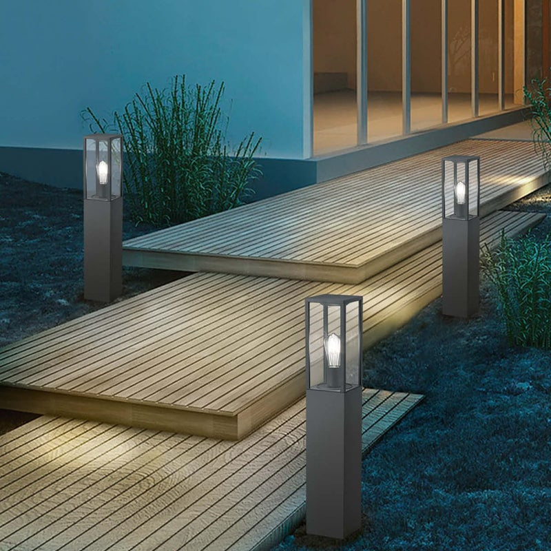 Trio Garonne Aplique de pared exterior de aluminio antracita 201860242