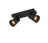 Foco Trio Sharp LED negro mate 3000K Ø8cm 817100232