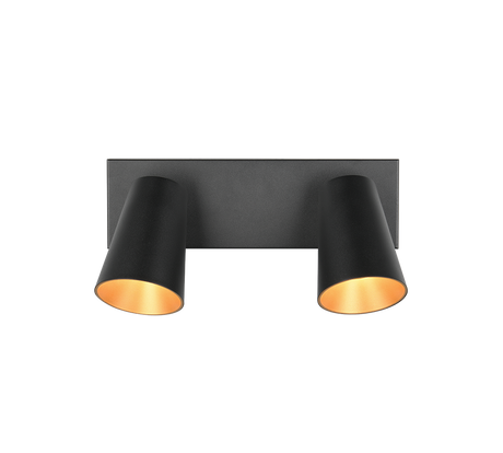 Foco Trio Sharp LED negro mate 3000K Ø8cm 817100232