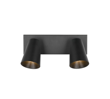 Foco Trio Sharp LED negro mate 3000K Ø8cm 817100232
