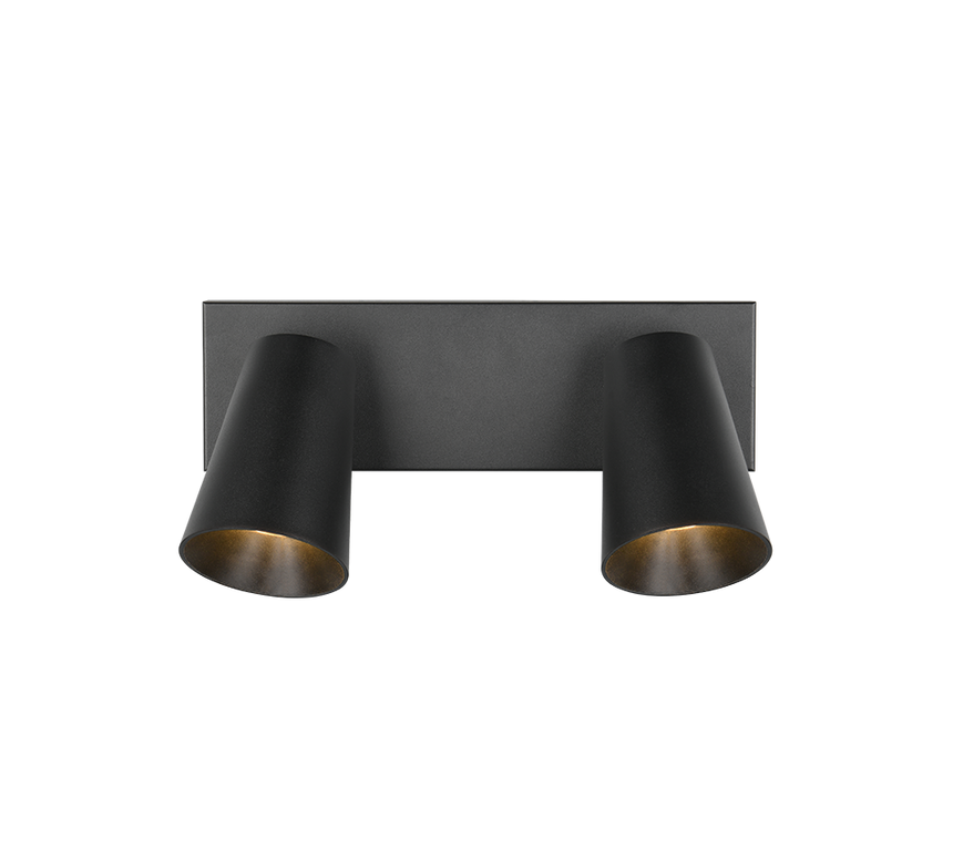 Foco Trio Sharp LED negro mate 3000K Ø8cm 817100232