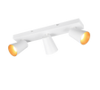 Regleta de focos Sharp Trio blanco, dorado 3 luces GU10 817100331