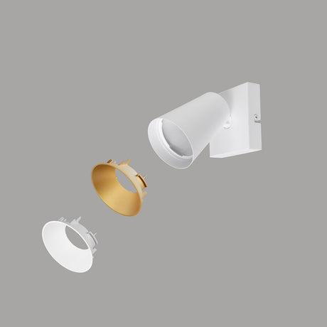 Foco Trio Sharp LED blanco mate 3000K Ø8cm 817170131