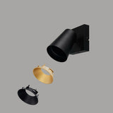 Trio SHARP Foco regleta 1x GU10 negro oro 817170132