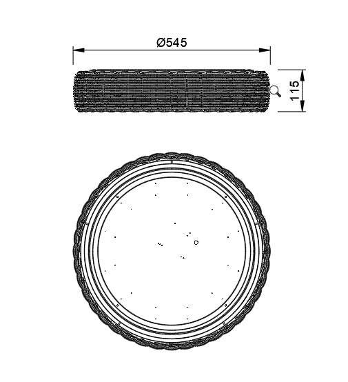 Plafón Kilimanjaro Plafon Mantra beige 8193