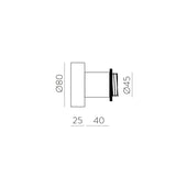 ACB Conjunto Aplique/Plafon Negro Texturado 81CON3912N