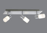 Foco Trio Clapton LED cromo 3000K regulable 50cm 821410305