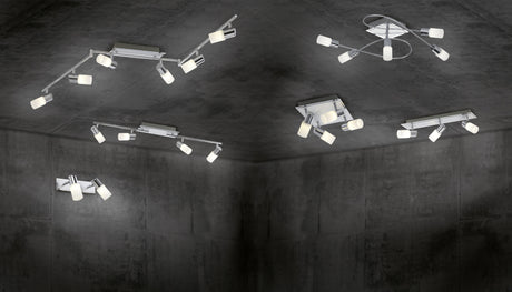 Foco Trio Clapton LED cromo 3000K regulable 50cm 821410305