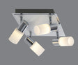 Foco Trio Clapton LED cromo 3000K regulable 31cm 821430405