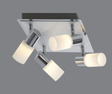 Foco Trio Clapton LED cromo 3000K regulable 31cm 821430405