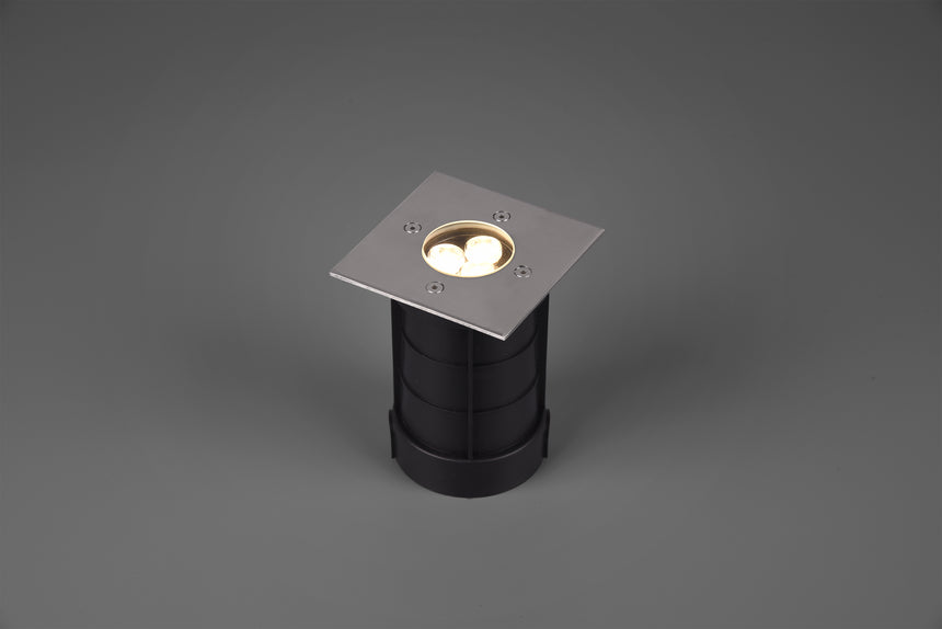 Trio Belaja Outdoor floor recessed LED matt nickel steel 821669107