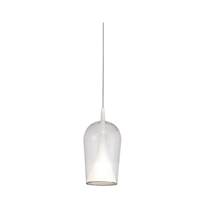 Mantra Elsa Lámpara de techo colgante de el champ de cristal 2.5M-E27 transparente 8250