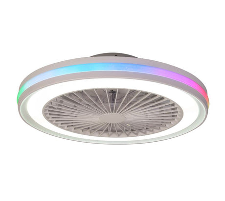 Ventilador de techo Gamer Mantra blanco 8291