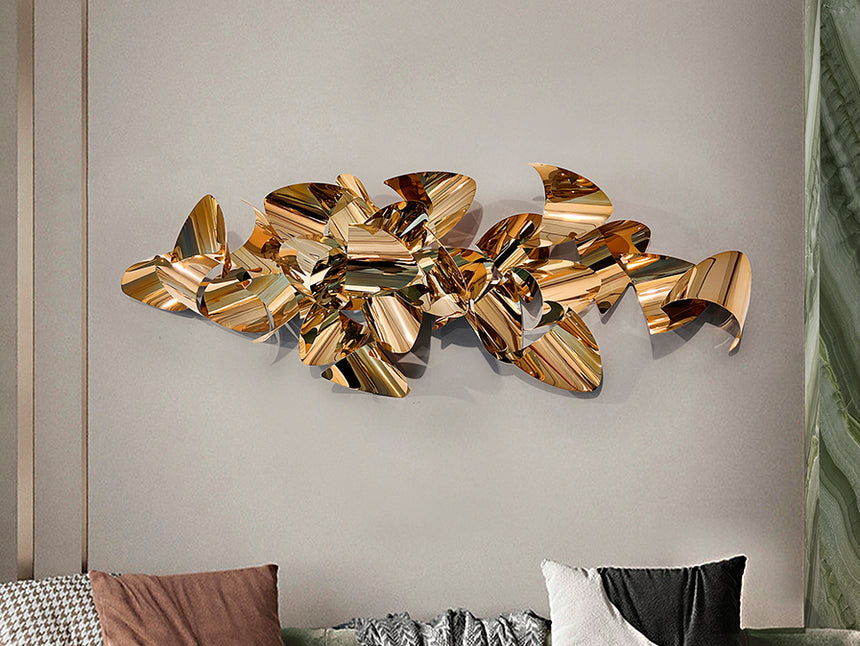 Schuller Camile Wall Sculpture Rose Gold 829809