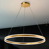 Schuller Helia Lámpara de techo colgante LED oro 100Ø 831622