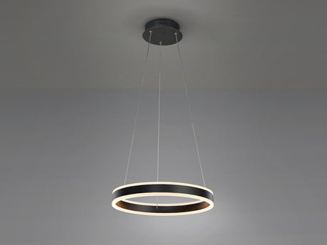 Lámpara de techo colgante Schuller Helia negro 3000K Ø5 - ambiente