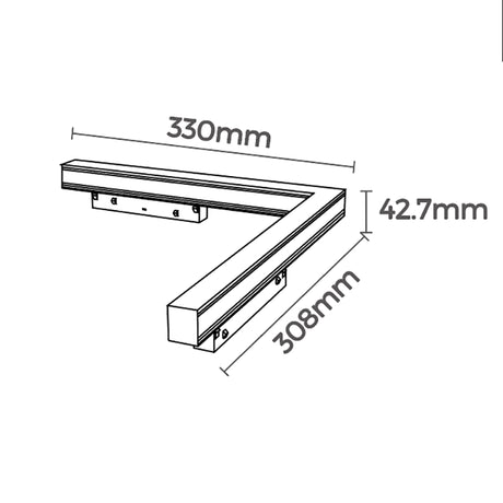 Empotrable Magneto Mantra negro 8322